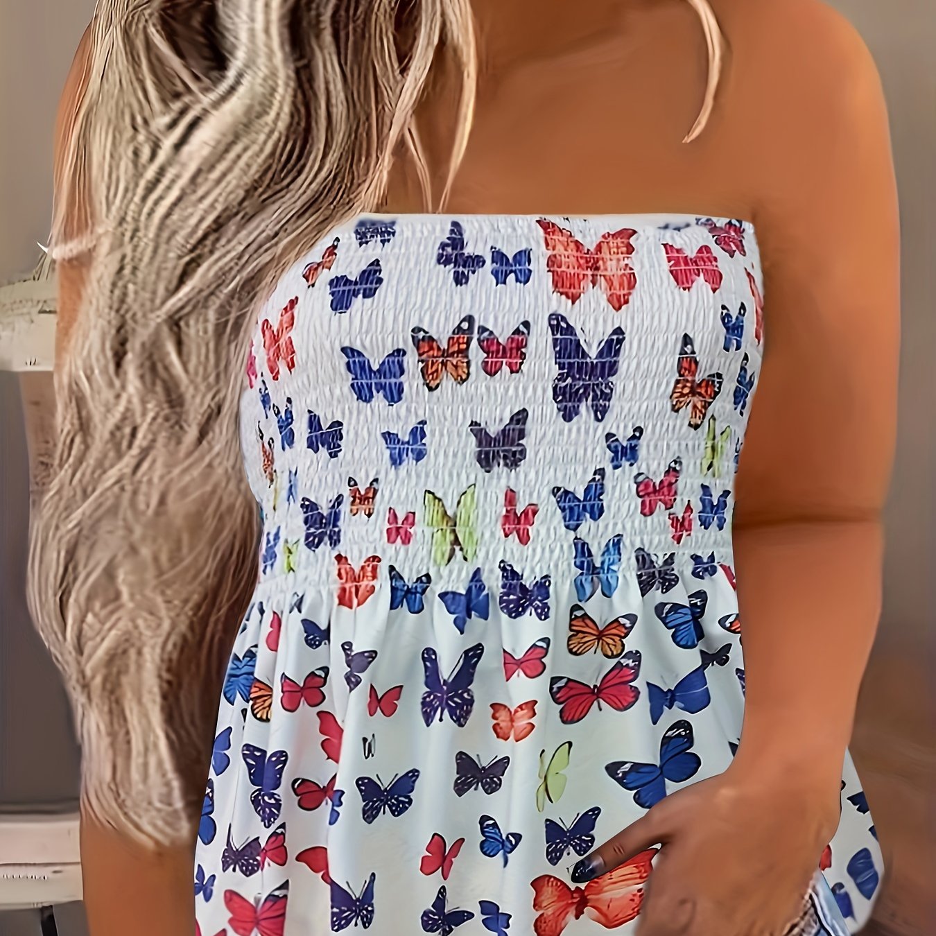 Vestido ajustado para mujer de talla grande en negro, talla verdadera