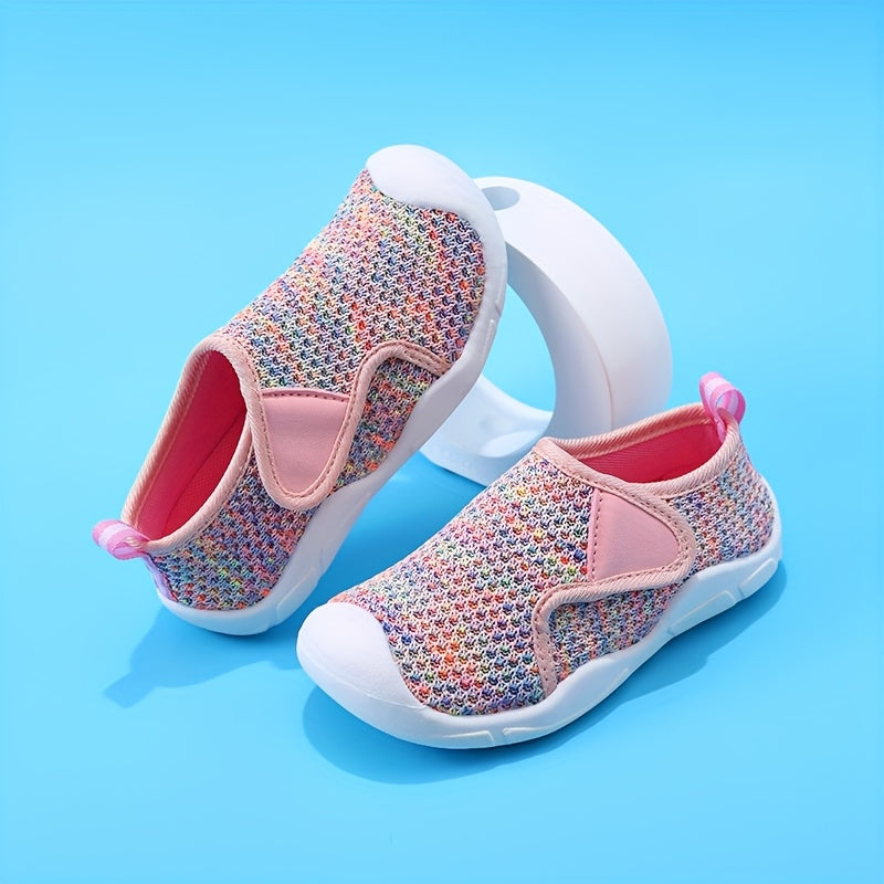 Boys Casual Sneakers Grass Green Breathable Non-Slip Soft Sole Indoor Outdoor