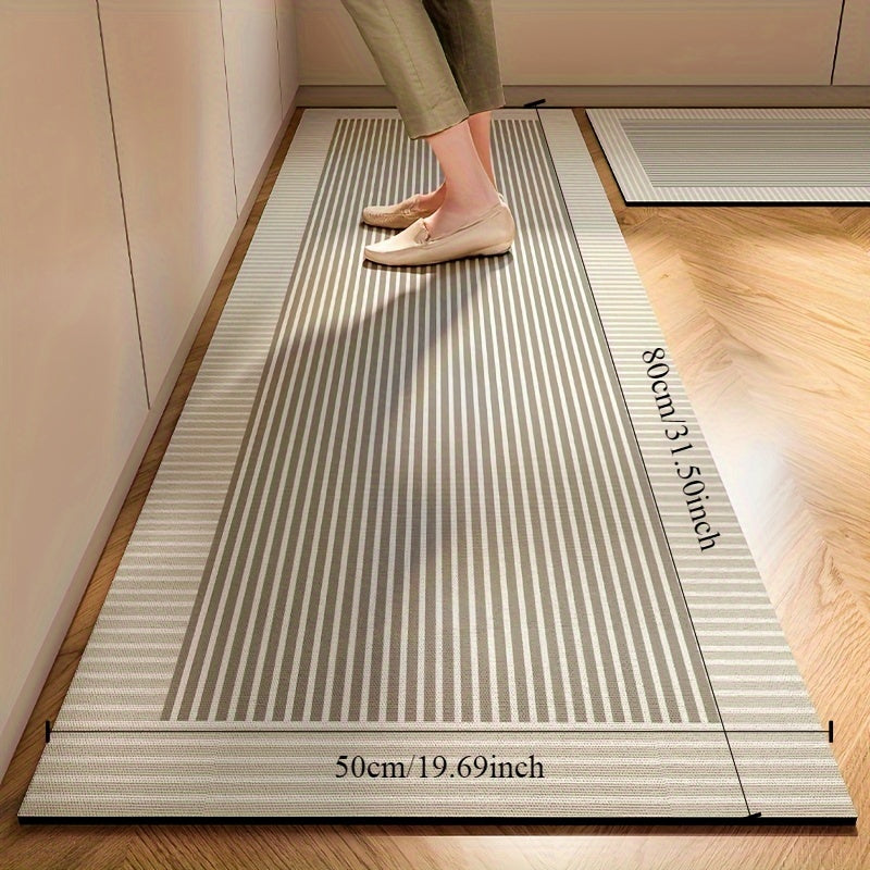 Non-Slip Waterproof Kitchen Mat Absorbent Washable Runner Rug for Sink Laundry Hallway