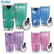 20oz Insulated Stainless Steel Tumbler with Lid for Hot Cold Drinks Travel Outdoor