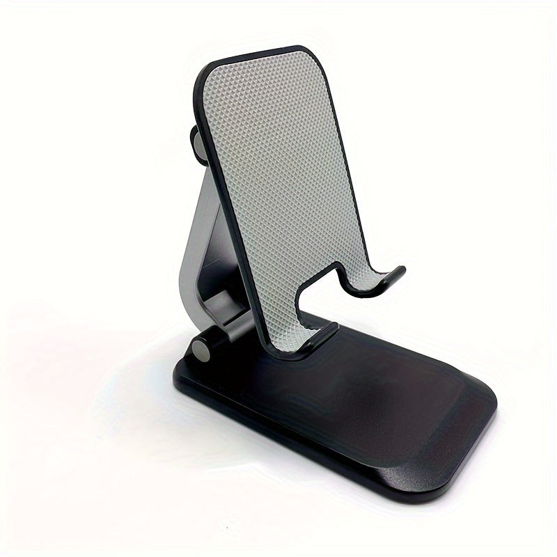Foldable Metal Phone Stand with 360° Rotation for Phones and Tablets