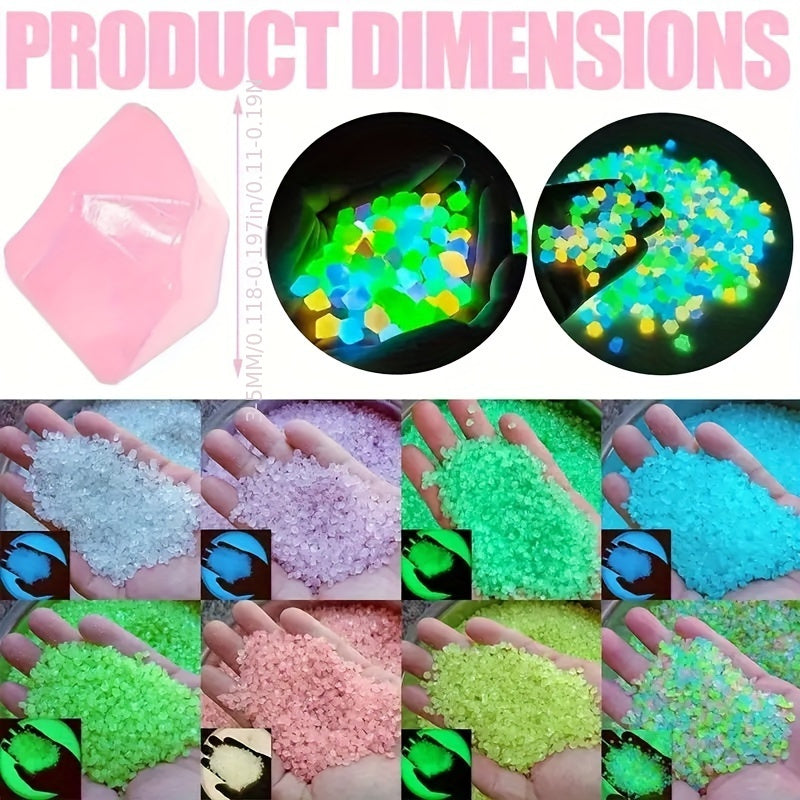 20,000 Luminous Sand Stones for Garden Decor Fish Tanks and DIY Projects 0.28-0.48cm
