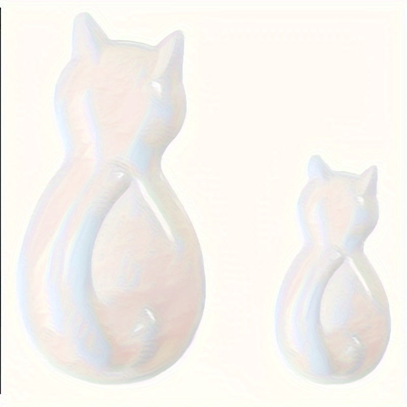 Cute Cartoon Cat Adhesive Hooks for Coats Towels Shower Curtains Strong Transparent No Damage Bathroom Decor
