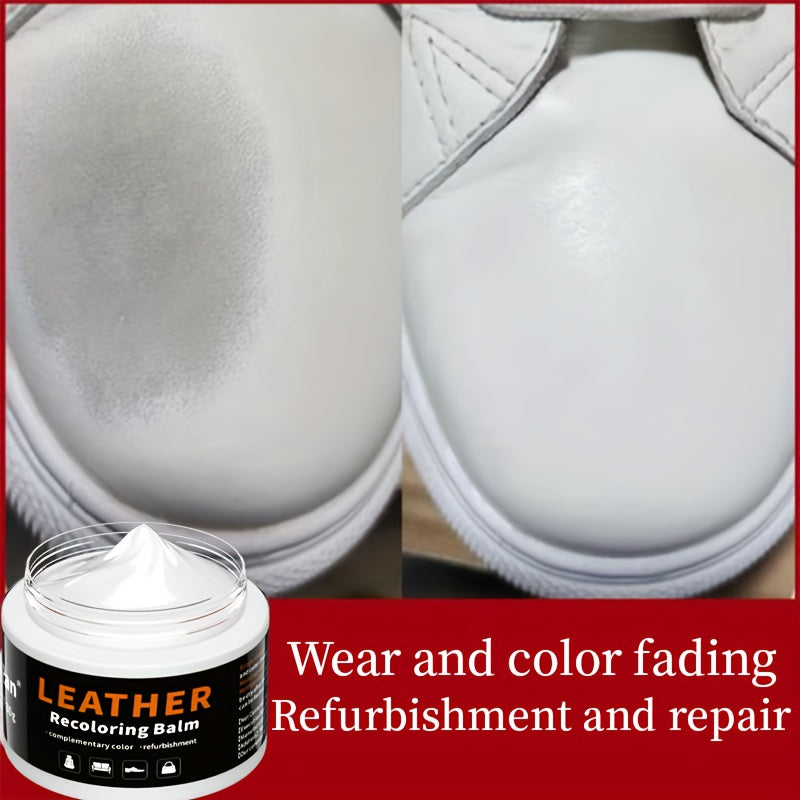 White Resin Shoe Repair Cream for Leather Repair and Restoration