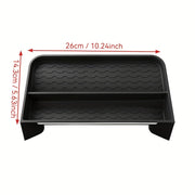 Органайзер для консоли автомобиля из силикона, черный, для хранения на панели, держатель для салфеток, подставка для телефона