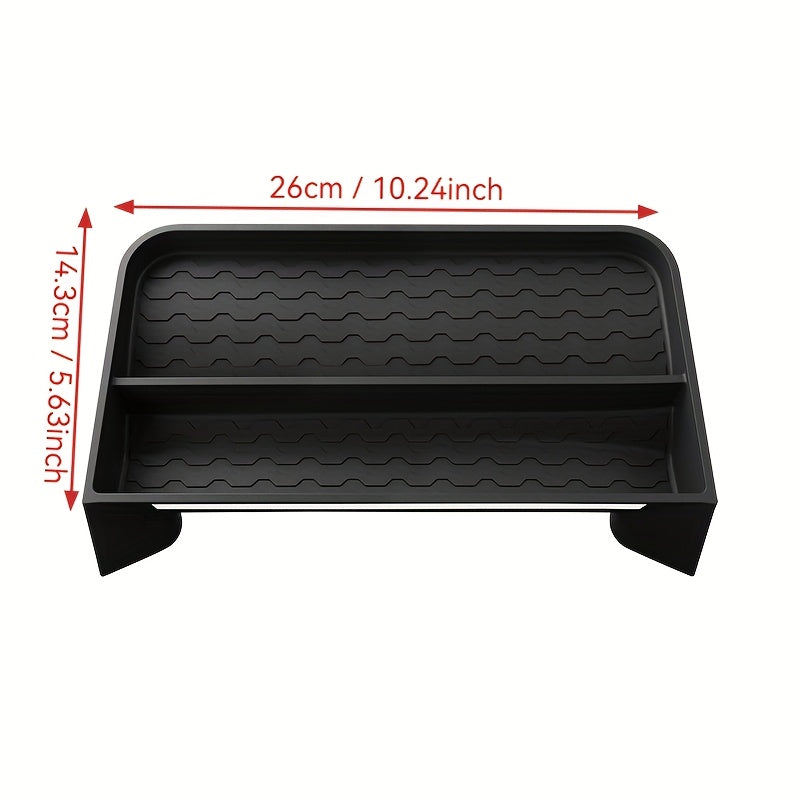 Органайзер для консоли автомобиля из силикона, черный, для хранения на панели, держатель для салфеток, подставка для телефона