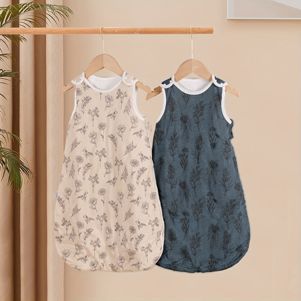 Kids Sleeveless Bamboo Sleeping Bag for Spring and Autumn Assorted Colors