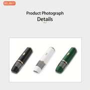 Портативный ручной пылесос с двумя аккумуляторами, светодиодной подсветкой, USB-зарядкой