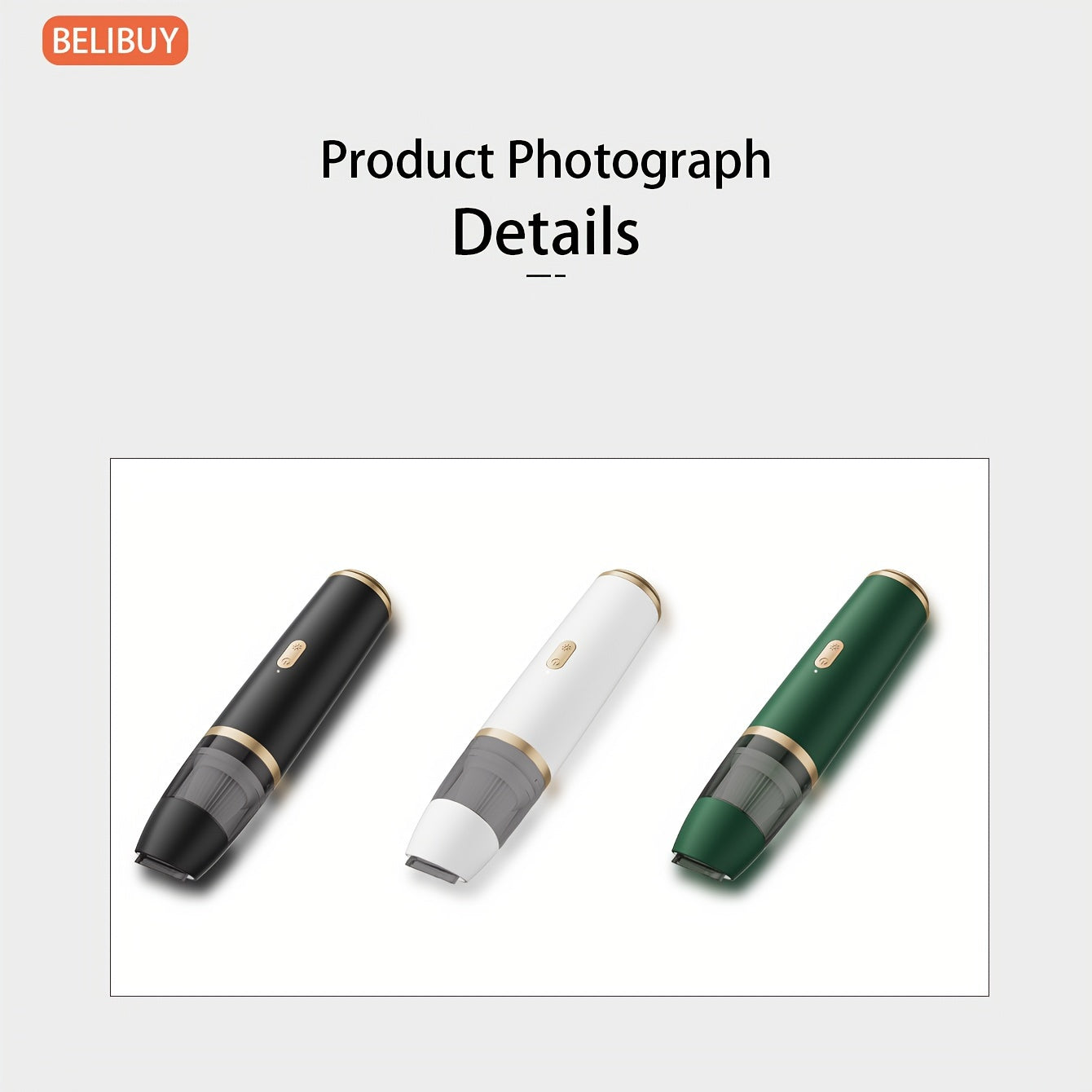 Портативный ручной пылесос с двумя аккумуляторами, светодиодной подсветкой, USB-зарядкой