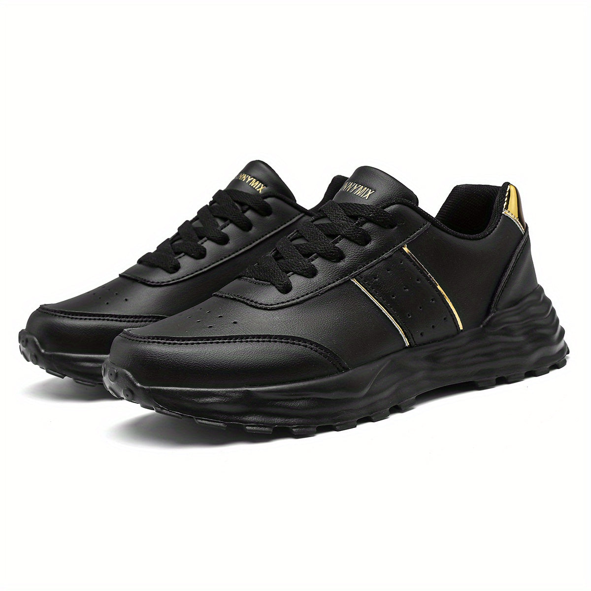 Women’s Casual Sports Shoes Large Size Golden Sequin Walking Shoes
