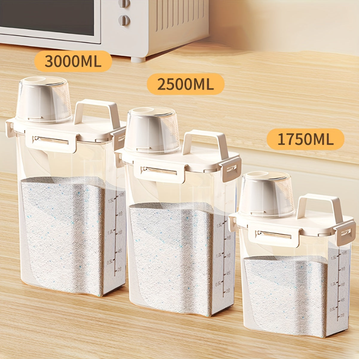 Plastic Storage Bucket 1-10L for Laundry Detergent Enzyme-Free