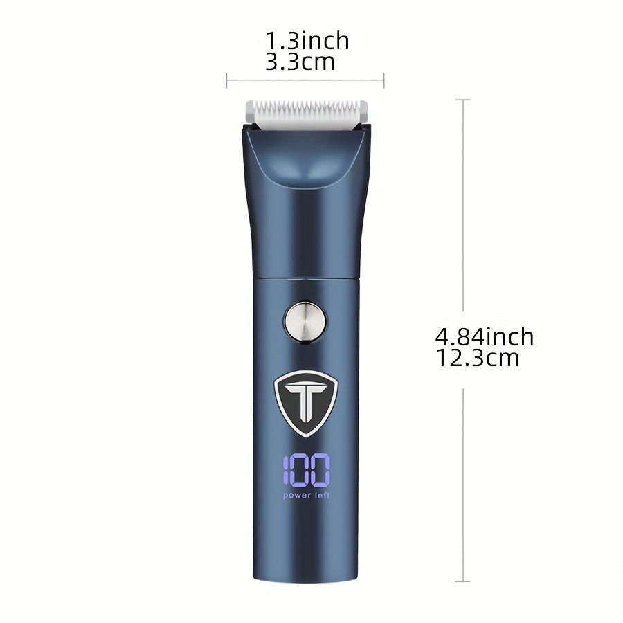 Professional groin and body trimmer with ceramic blade for men and women face nose grooming