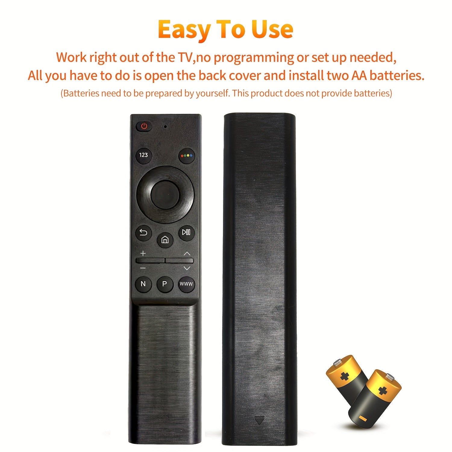 Universal Remote Control for Smart TVs LCD LED UHD QLED 4K HDR with Prime Video Buttons