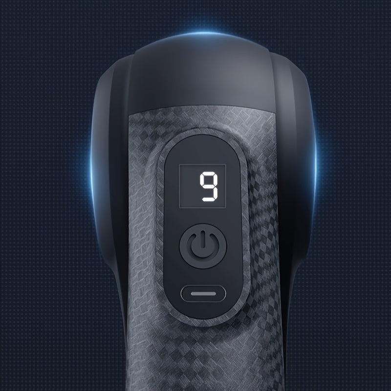 Qayta zaryadlanadigan massaj quroli, 9 ta intensivlik darajasi, almashtiriladigan boshlar va butun tanani bo'shashtirish uchun USB zaryadlash.