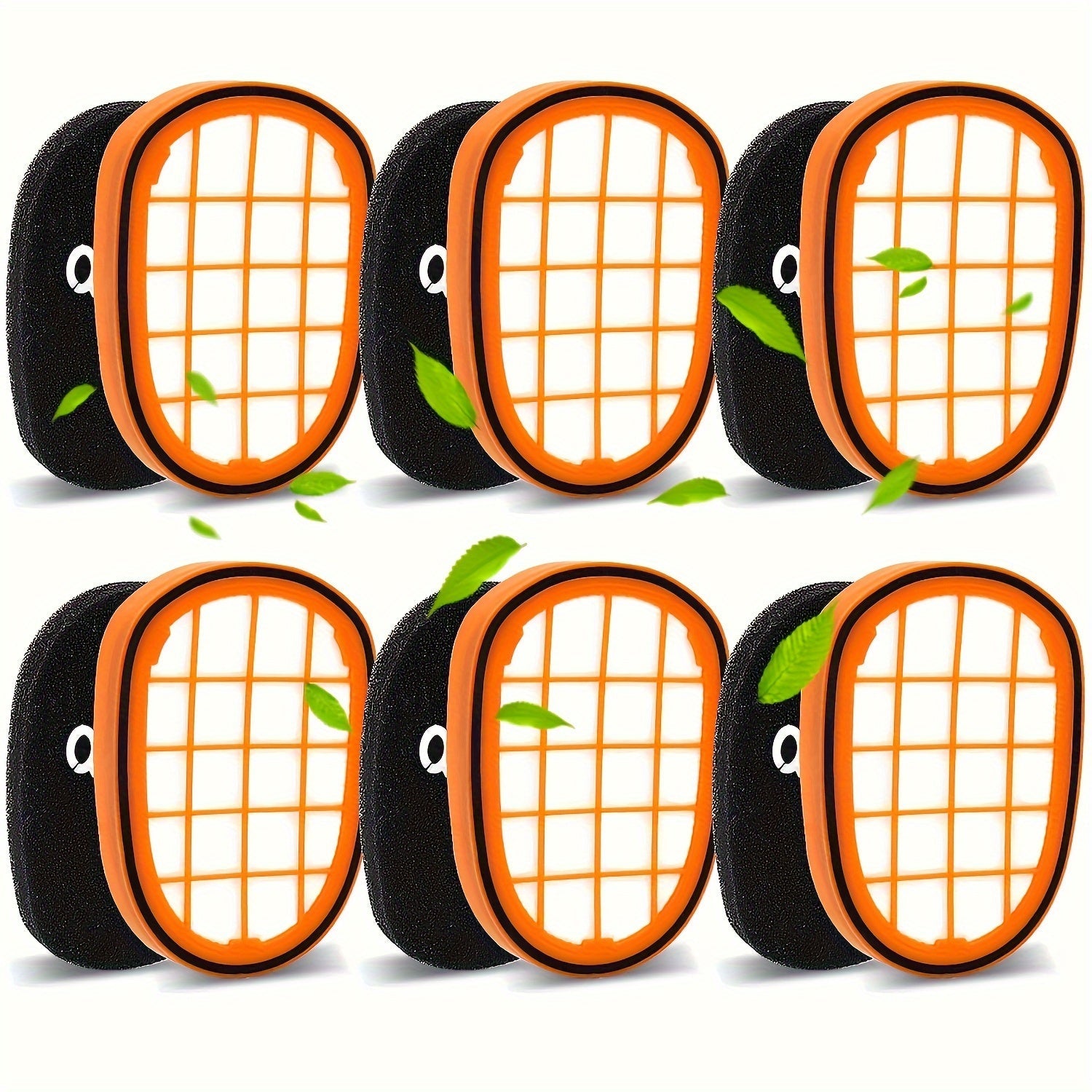 6 ta to'plamli vakuum filtrlari, simsiz stick tozalash qurilmasi uchun almashtirish aksessuarlari