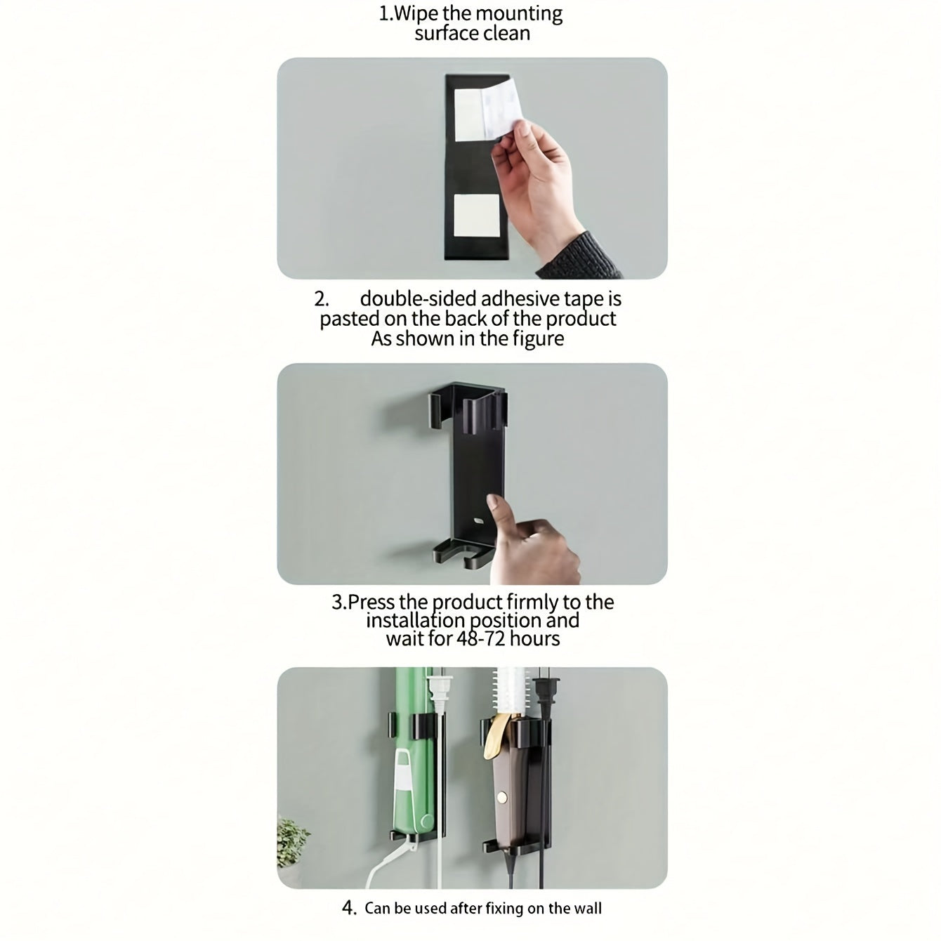 Hair Styling Tool Organizer Holder for Bathroom Countertop Storage