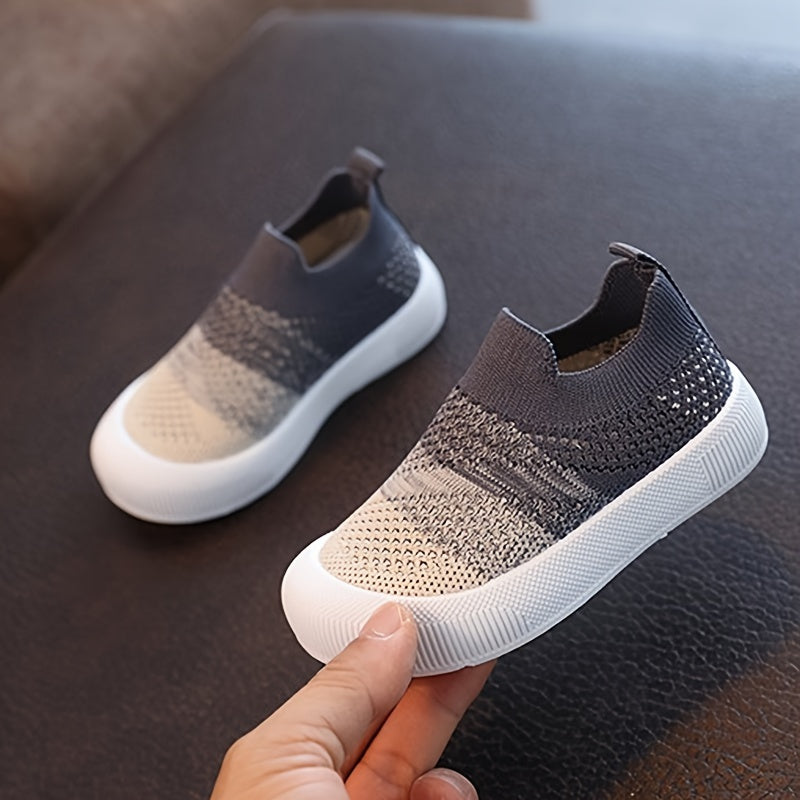Lightweight Knitted Sneakers for Kids Boys and Girls Breathable Casual Shoes for Spring and Fall