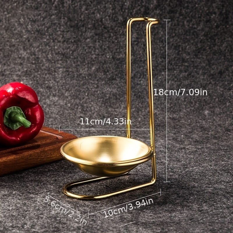Stainless Steel Kitchen Organizer Set with Vertical Spoon and Bowl Holders