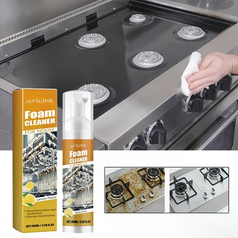 Multi-Purpose Foam Cleaner for Kitchen Bathroom Furniture Safe Residue-Free