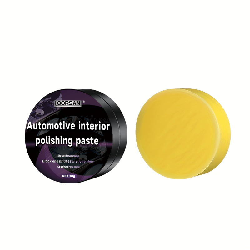 Multi-Purpose Car Engine Shine and Plastic Repair Paste Black Finish Protects Interior Exterior