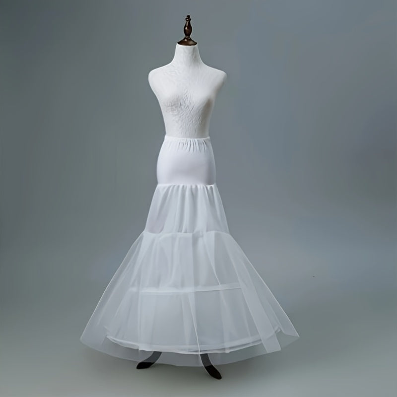 Ayollar uchun vintage mermaid uslubidagi to'y libosi uchun polyester tül ostki kiyim