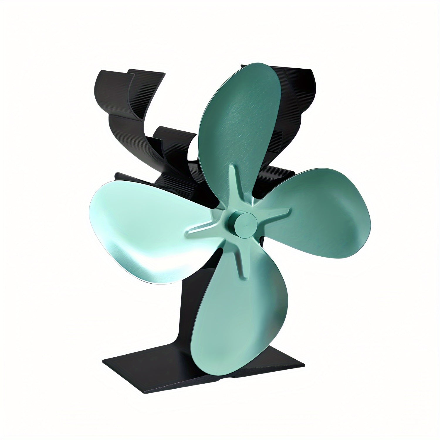 Hot Power Stove Fan Set of 4, Silent Wood Burner Heater, High Efficiency Heat Distributor