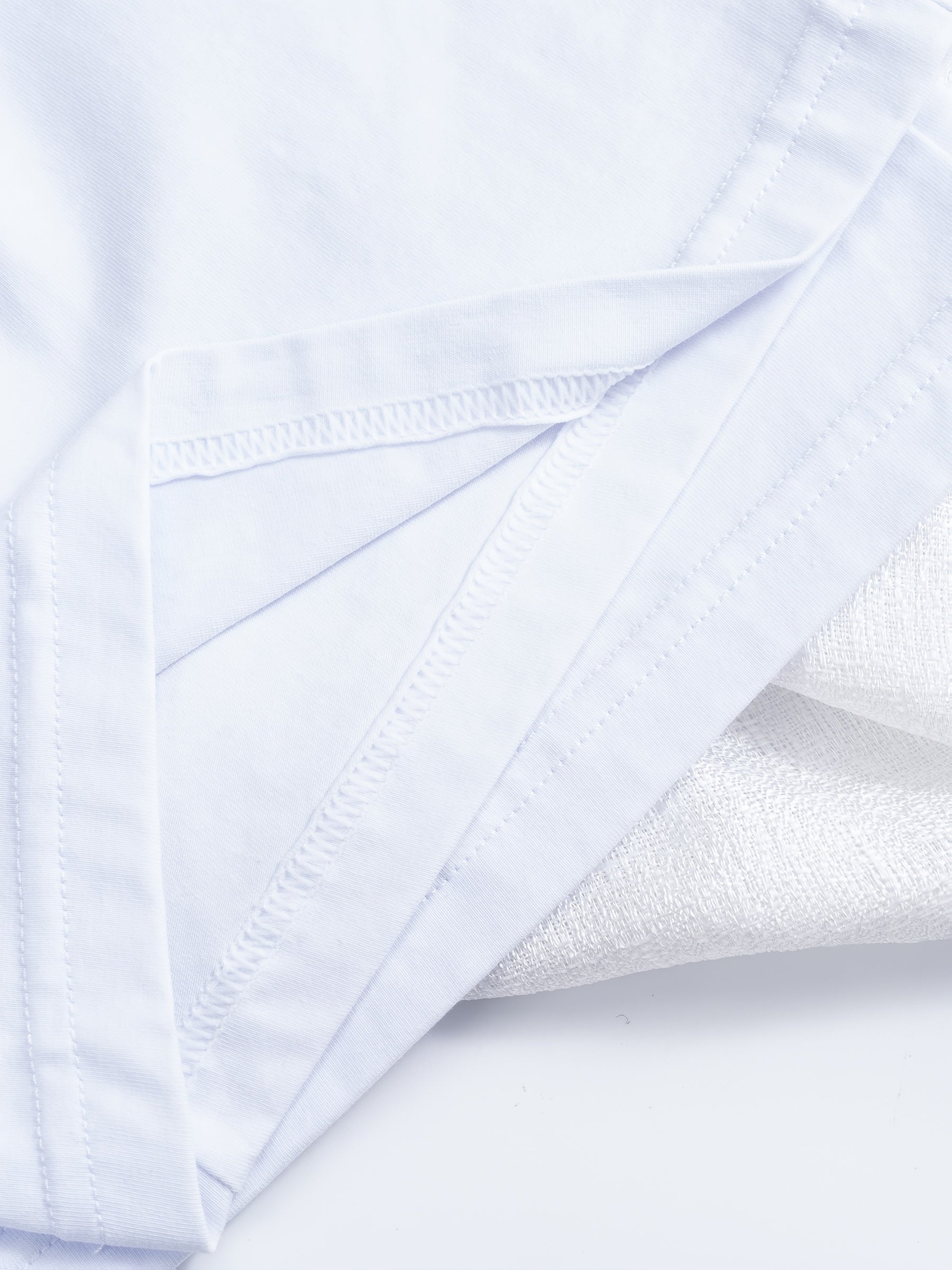 Men's Cotton Boxer Briefs 5 Pack White Breathable Comfortable Casual Sports