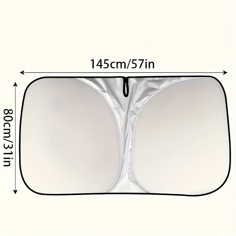 Универсальный складной солнцезащитный козырек для автомобиля седан и SUV теплоизоляция