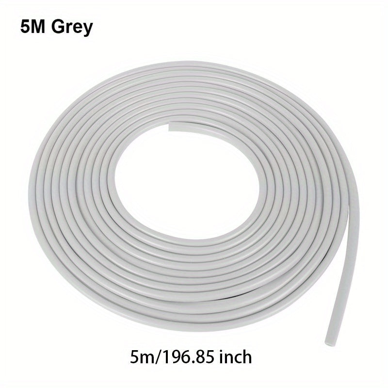 Avtomobil eshigi chetini himoyalash uchun U-turi rezina yostiq chiziq 5m Universal chizishga qarshi himoya