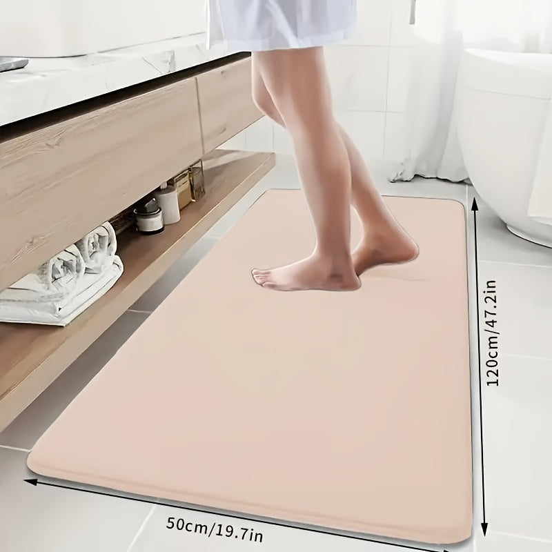 Ultra Soft Non-Slip Bath Mat with Absorbent Material for Bathroom Decor