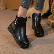 Women's Ankle Boots Lined Warm Thick Sole Casual Winter Shoes