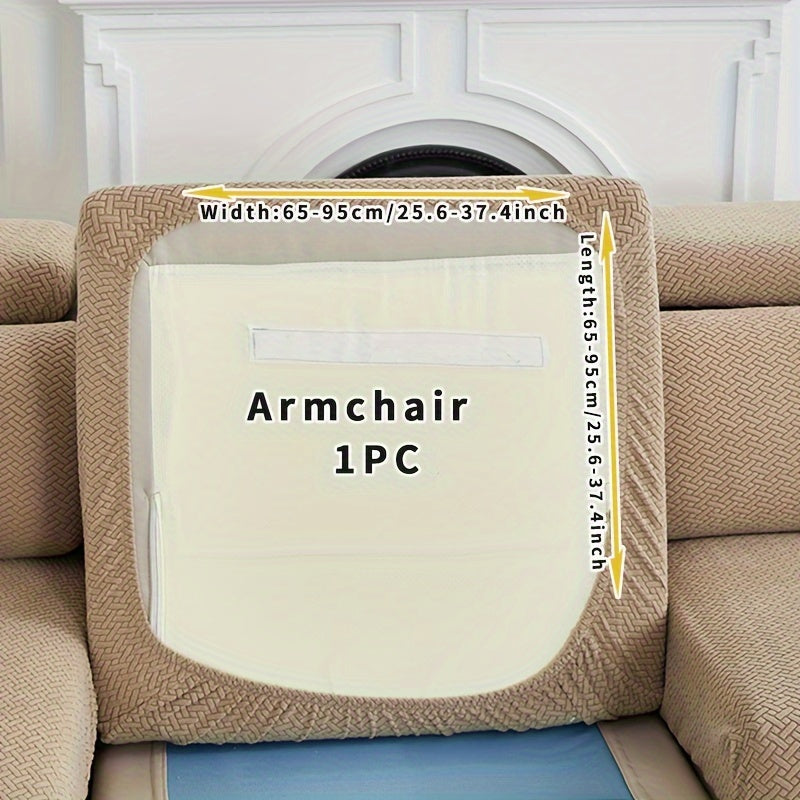 Чехол на диван для украшения гостиной, водонепроницаемый растягивающийся чехол на диван 70x70 дюймов