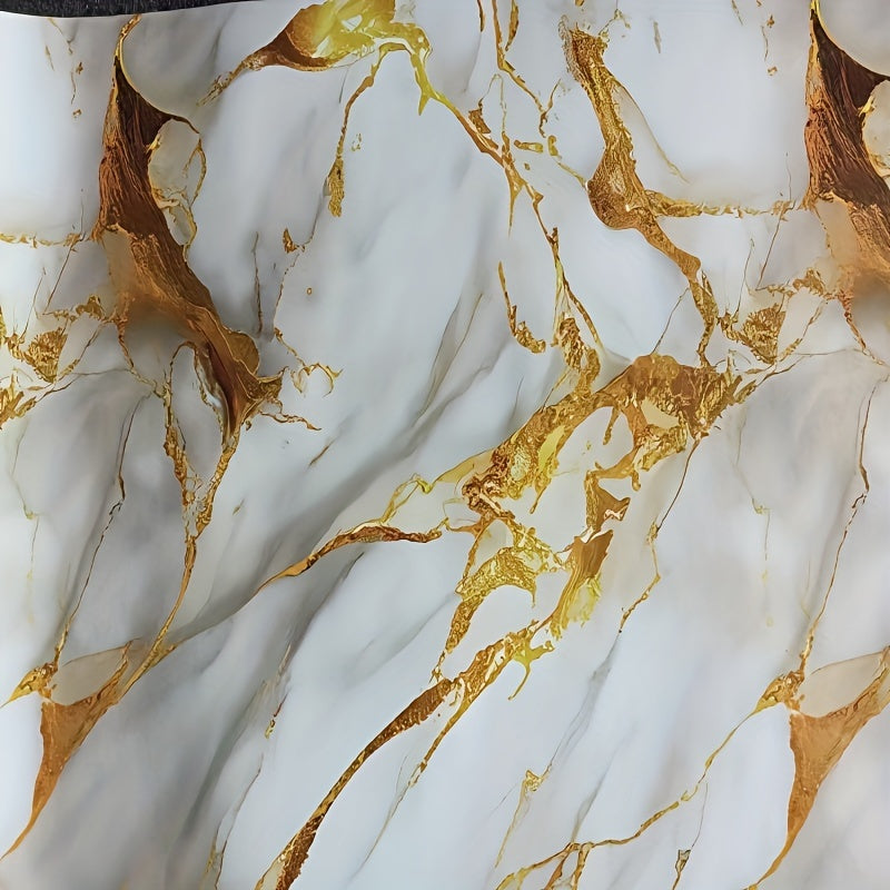 Marble Self-Adhesive Wallpaper Waterproof Removable Decorative Wall Covering for Bathroom Countertops