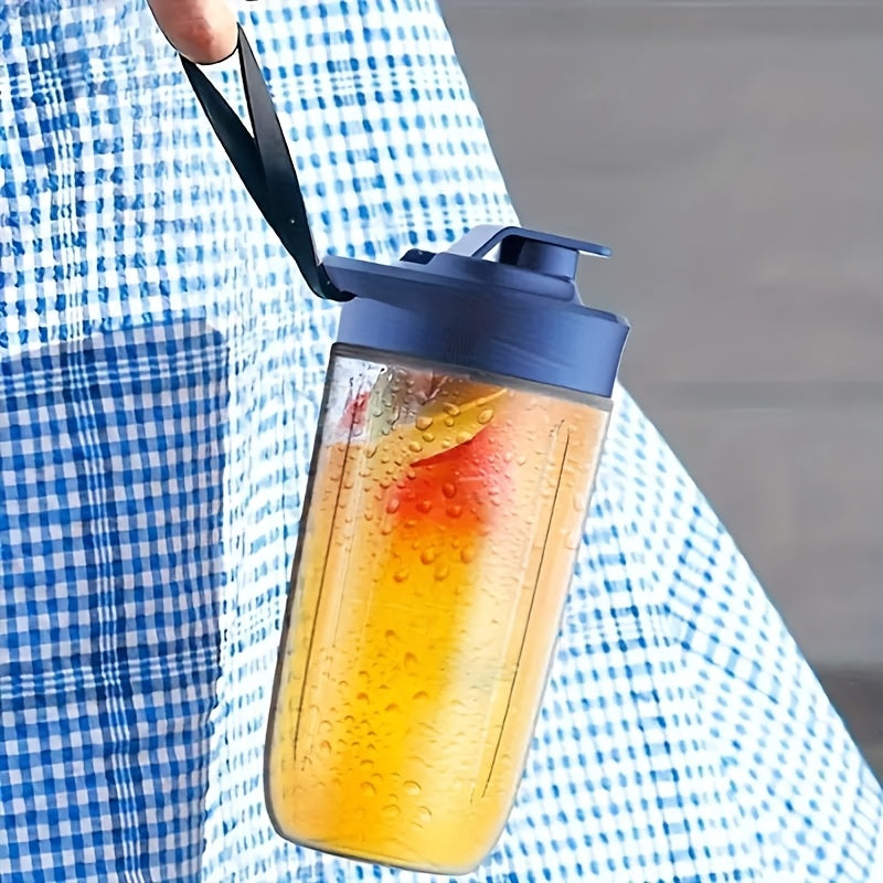 Portable Blender Set with Double Cups USB Rechargeable Ice Crusher for Outdoor Travel