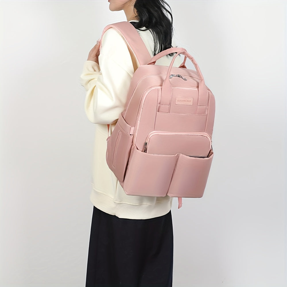 Waterproof Diaper Backpack for Boys and Girls with Multiple Pockets and Durable Polyester