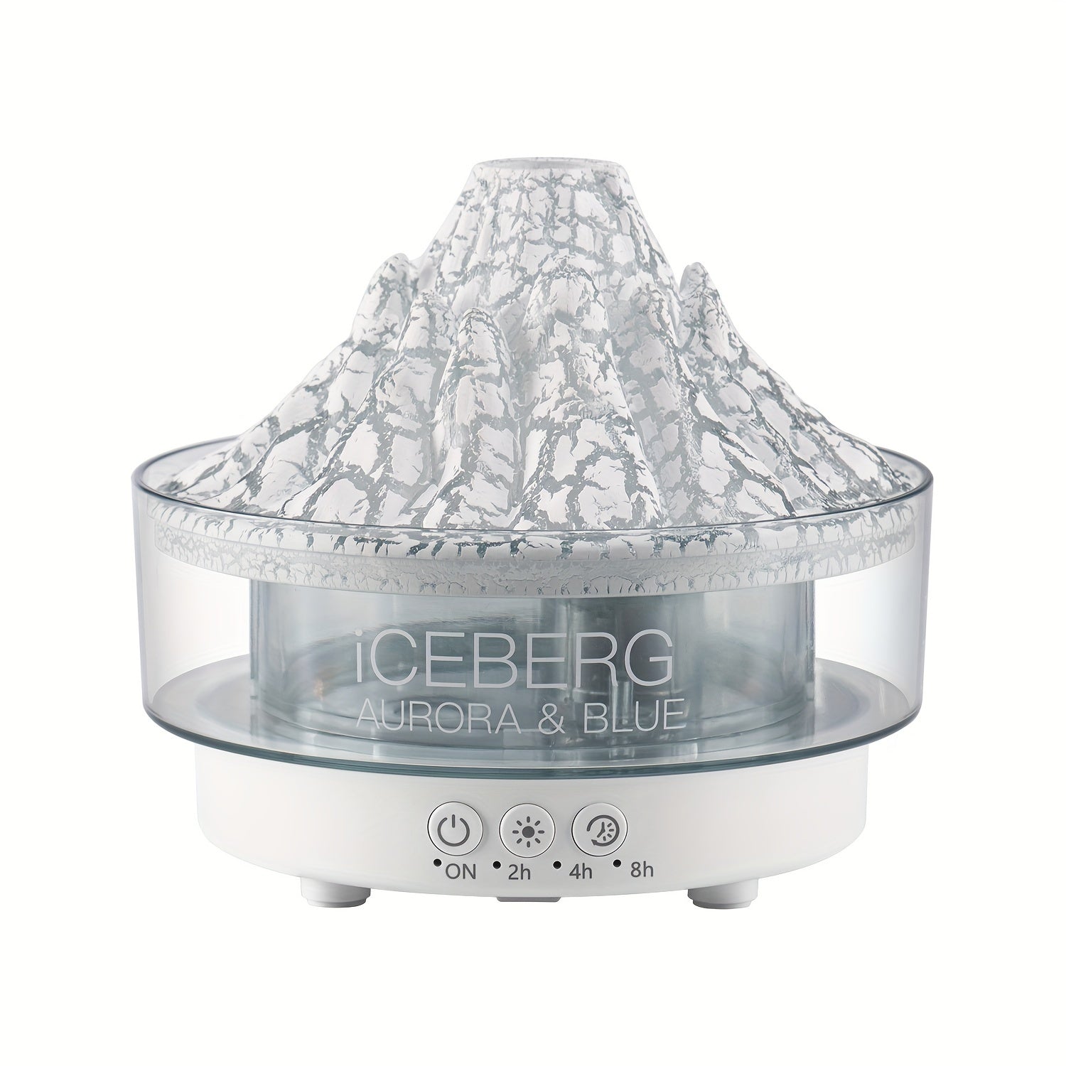 Large Capacity Volcano Crackle Humidifier with Aromatherapy LED Lights USB Powered for Home Office