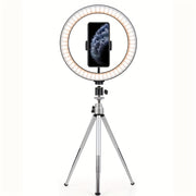 25.4cm Ring Light with Tripod Stand and Phone Holder for Photography and Live Streaming