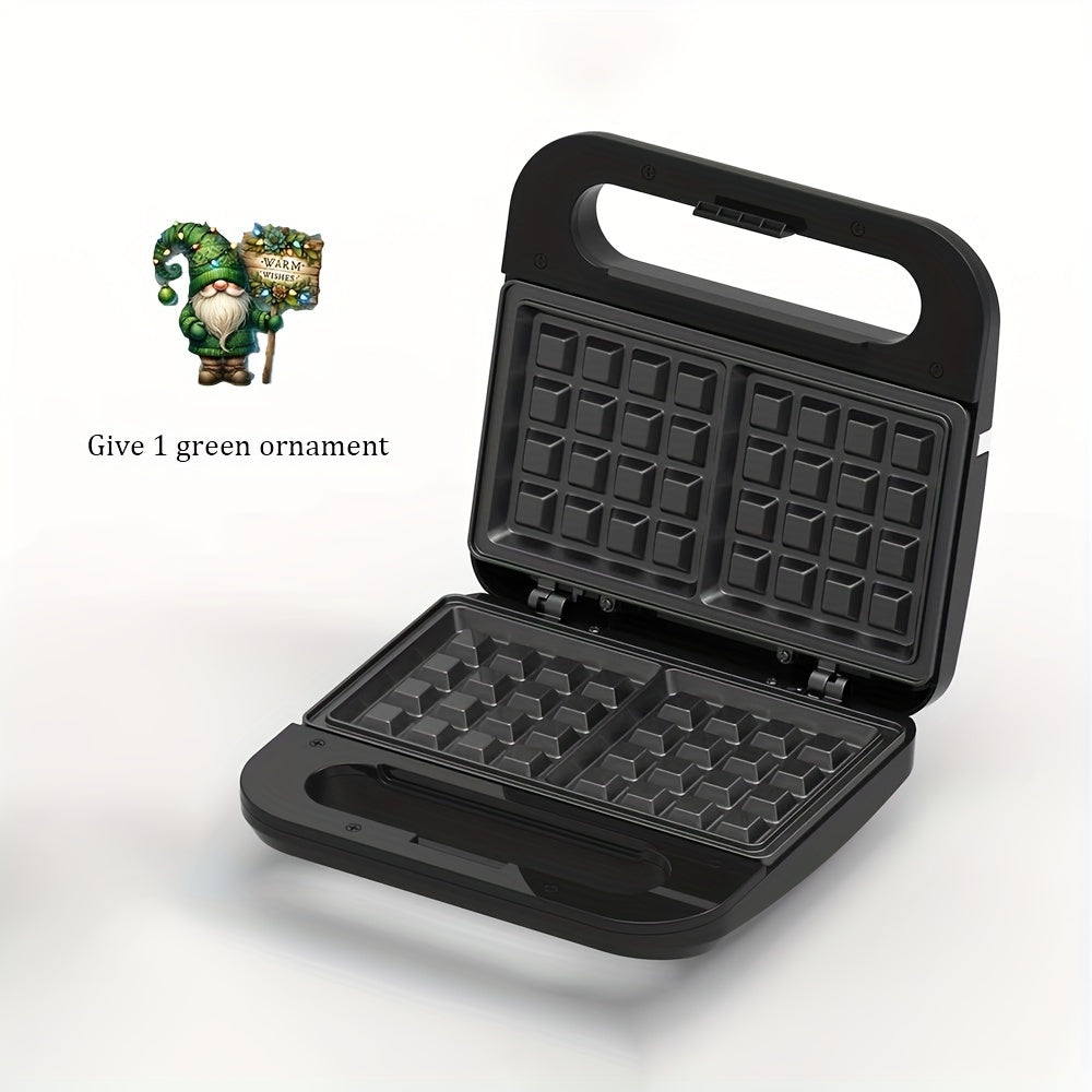 Máquina de gofres portátil con control táctil 1000W enchufe europeo calentamiento rápido