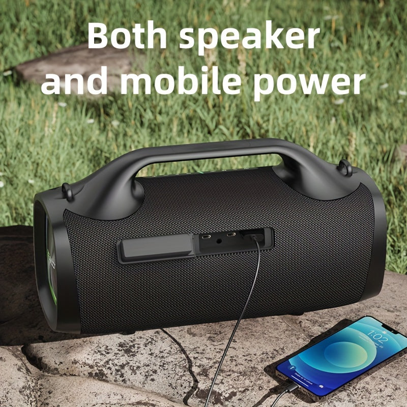 Wireless Portable Speaker 100W with 4 Speakers Bluetooth TF Card AUX TWS for Outdoor Parties and Home Theaters
