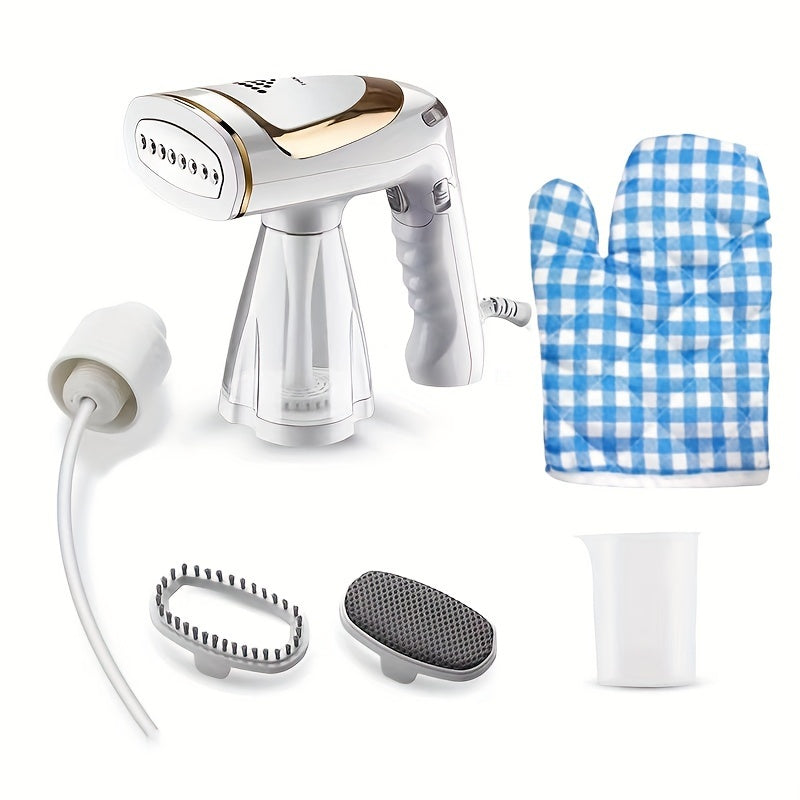 Portable Handheld Garment Steamer 2-in-1 Wrinkle Remover for Home Office Travel