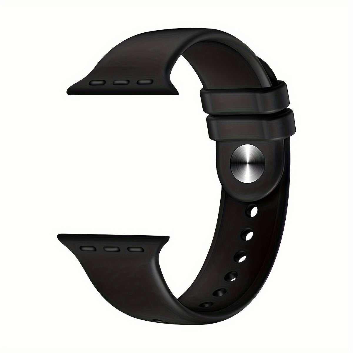 Waterproof Silicone Sport Watch Bands for Men Women Compatible with iWatch Series 1-10 SE 38mm 40mm 42mm 44mm 45mm 49mm