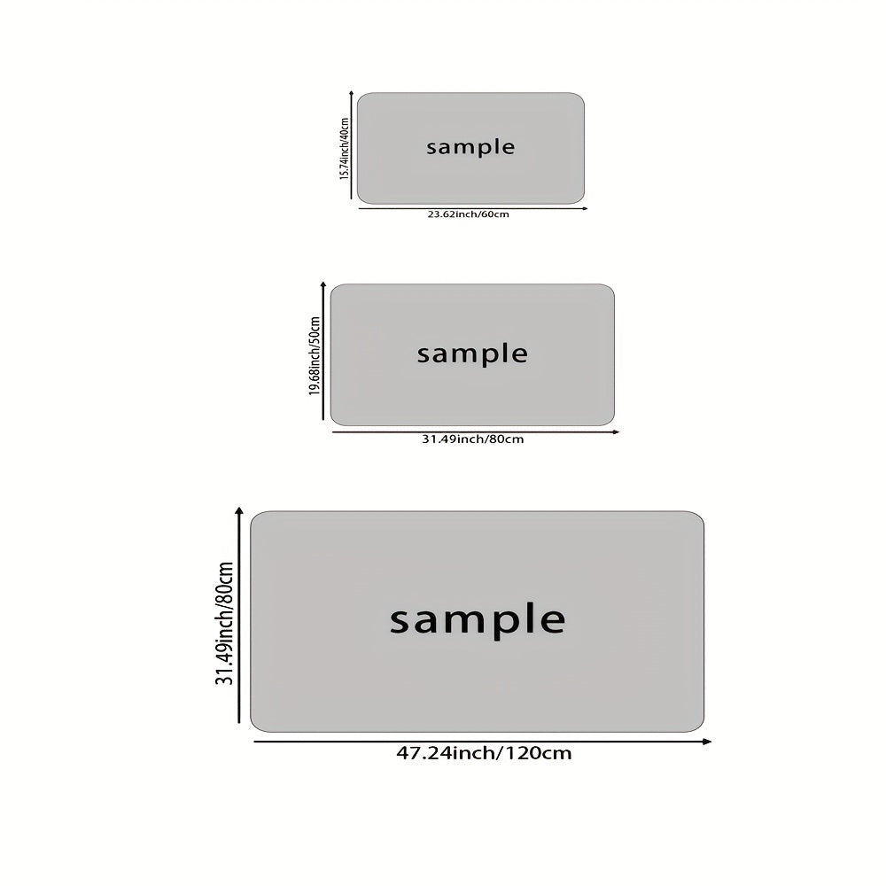 Marble Print Area Rug Washable Braided Polyester Rectangle Home Decor Living Room Kitchen Bedroom