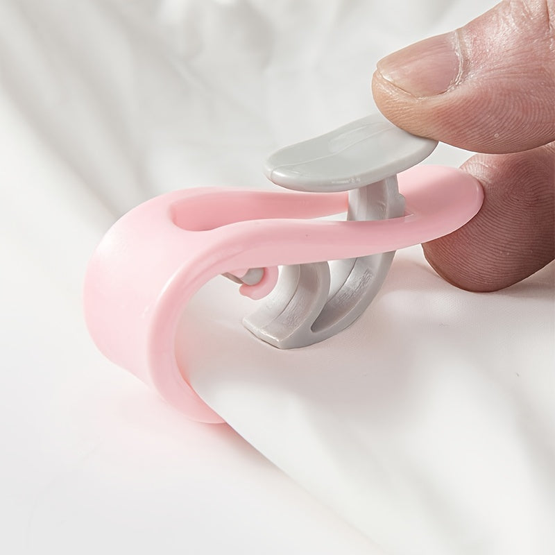 Qo'l barmoqchalari bilan anti-slid yostiq tutqichlari, pinlarsiz, choyshablar va qoplamalar uchun