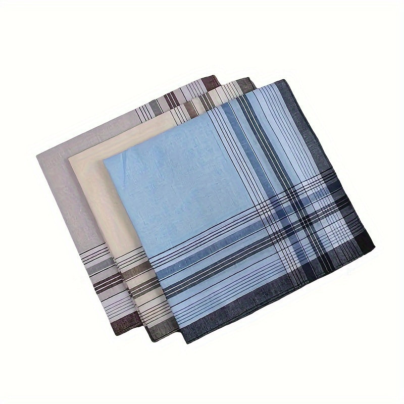 Erkaklar uchun vintage sharf to'plami, 9 ta qism, paxta, klassik sovg'a, 37.85 sm