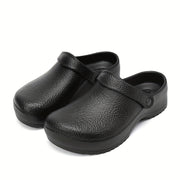 Women's EVA Slip-Resistant Indoor Outdoor Slippers Black Cushioned Comfort