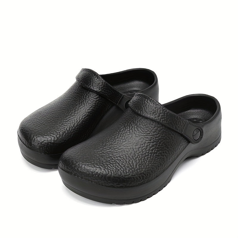 Women's EVA Slip-Resistant Indoor Outdoor Slippers Black Cushioned Comfort