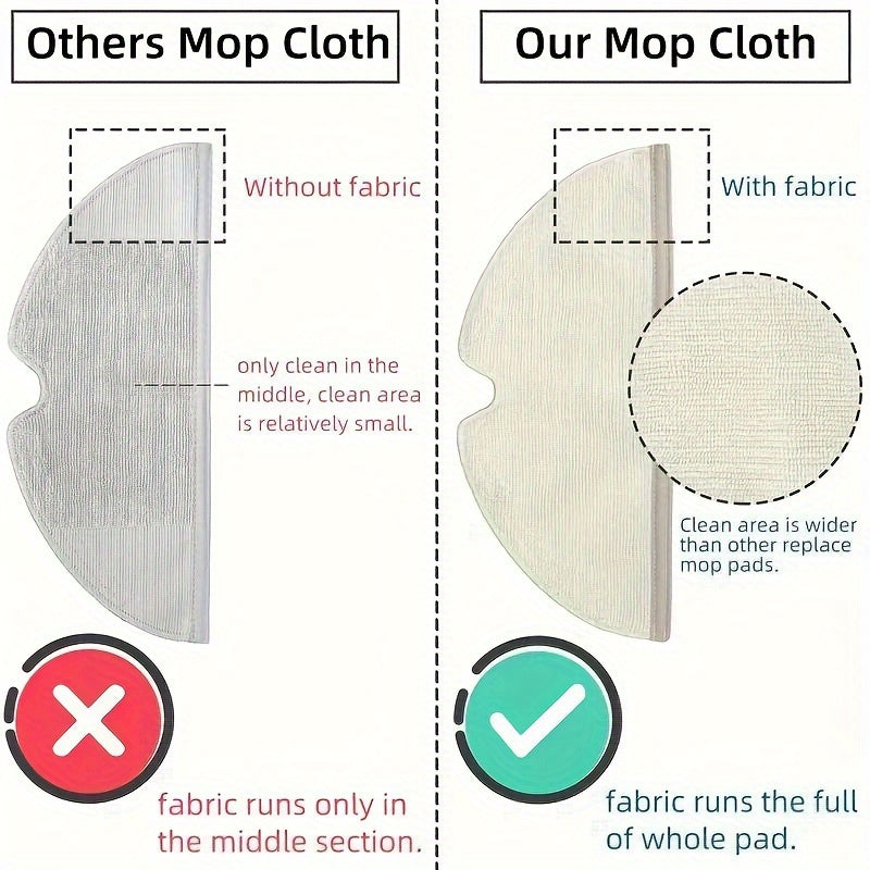 7-Donali vakuum aksessuarlar to'plami S5/S6/E4/E5 seriyalari uchun, filtrlari, cho'tkalar va moplar bilan