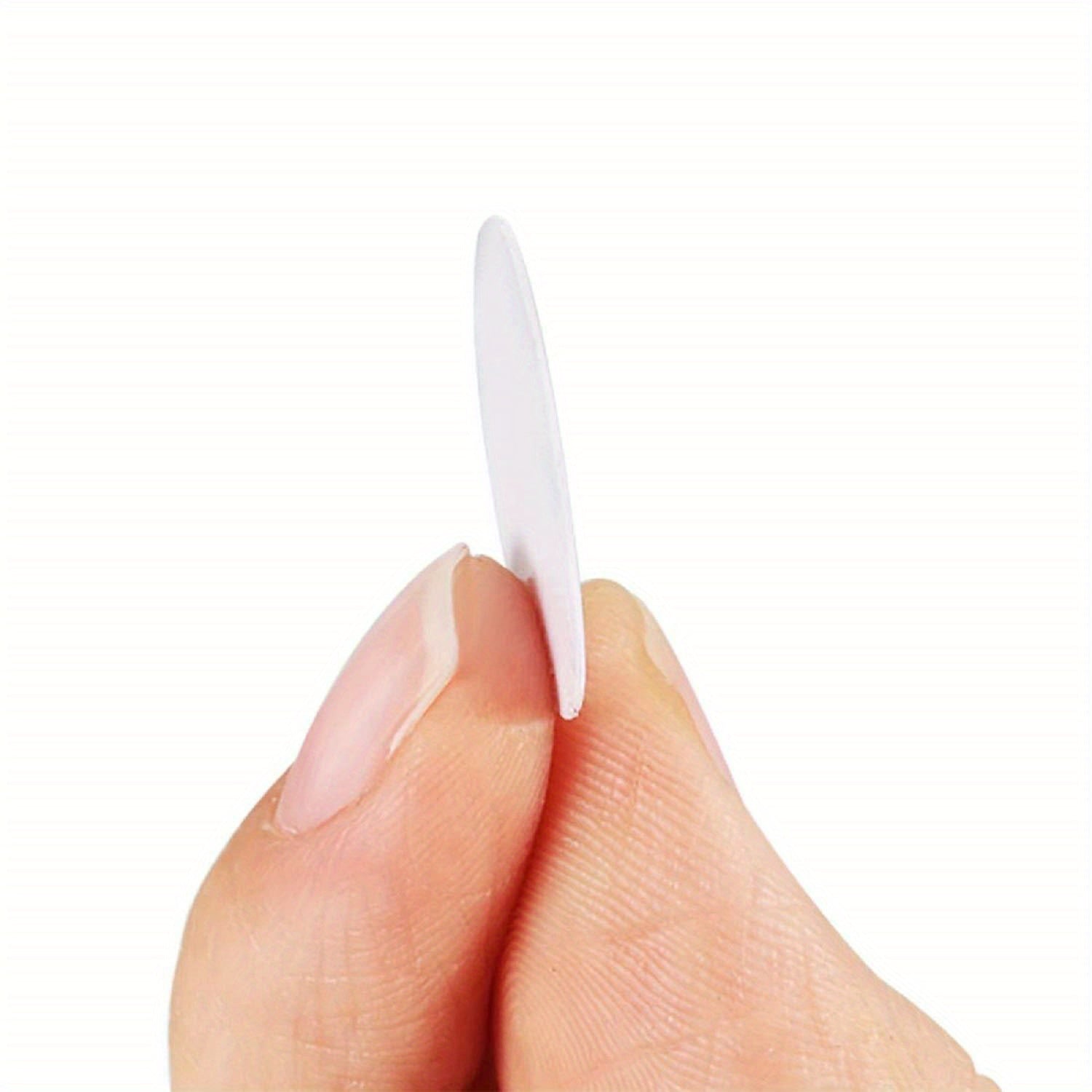 White Self-Adhesive Screw Cover Caps Pack of 6 21mm Dustproof Stickers