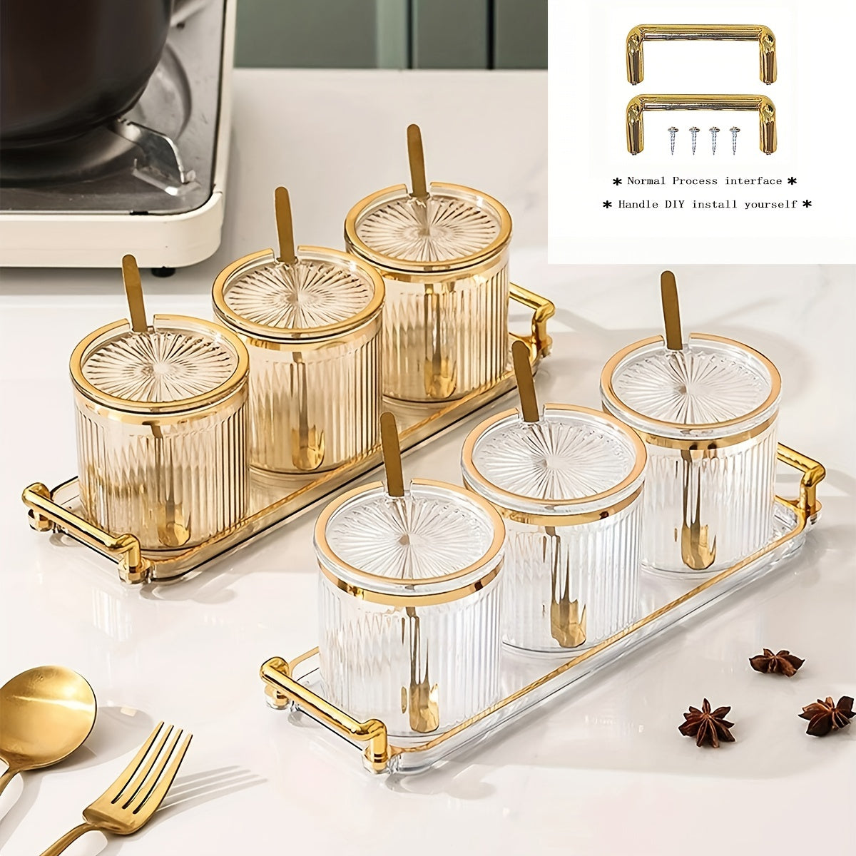 Set of Candy Servers and Snack Trays with Lids, Dessert Bowls, Food Storage Compartments