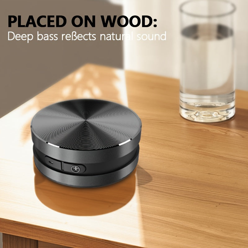 360° Wireless Surround Sound Speaker with Bass Boost Wall Mount Battery Powered